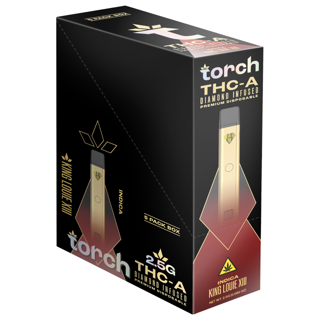 Torch THC-A Diamond Infused Disposable 2.5G - 5 Count Display