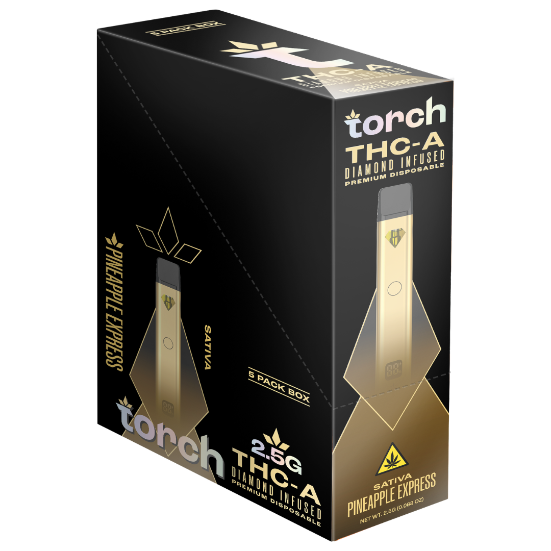 Torch THC-A Diamond Infused Disposable 2.5G - 5 Count Display