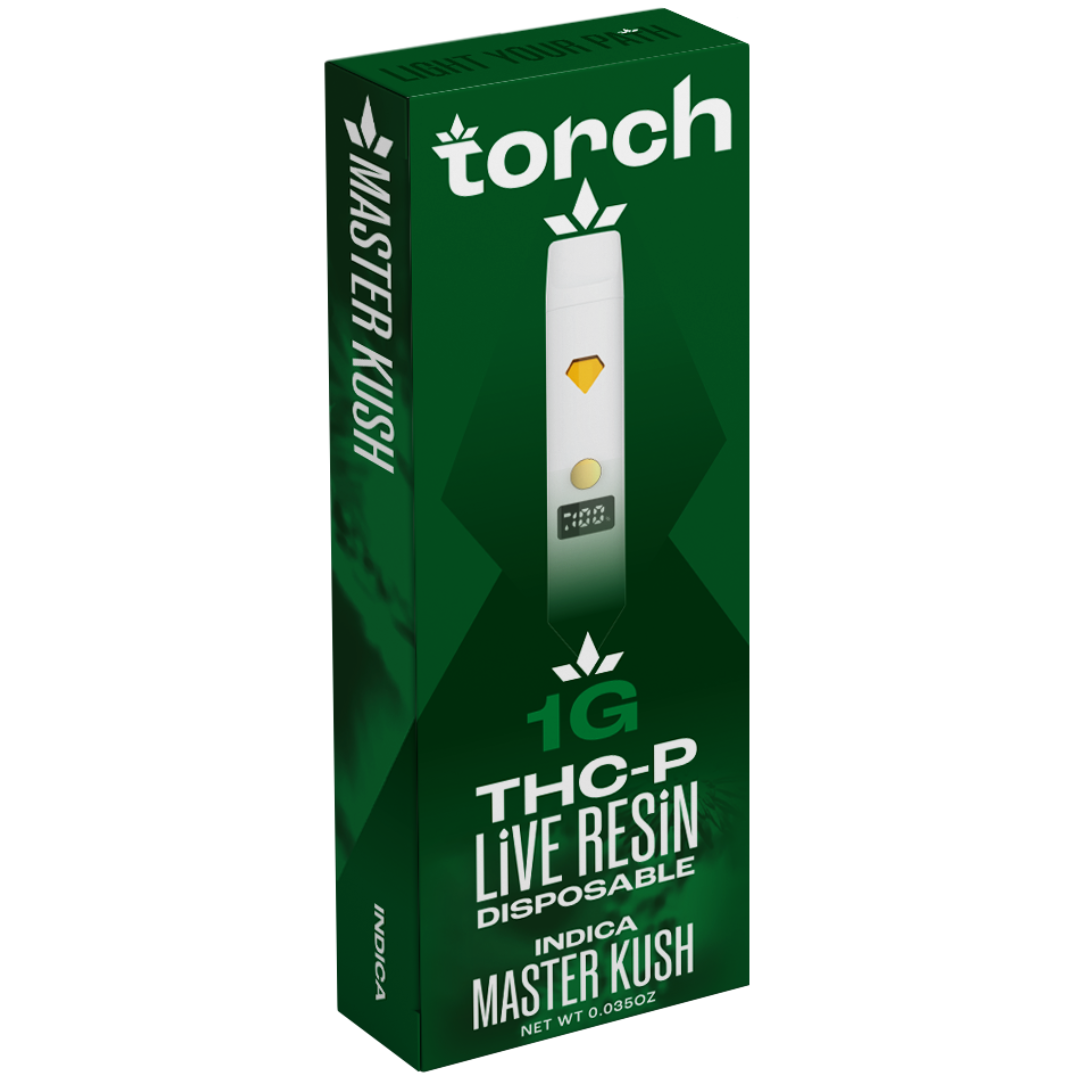 Torch THC-P Live Resin Disposable 1G - 5 Count Display