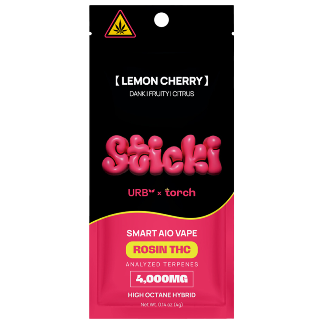 Torch x URB Sticki Rosin THC Disposable 4G - 5 Count Display