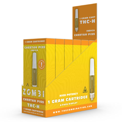 Zombi THC-H Cartridge 1G - 6 Count Display